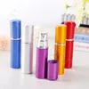 5ml Parfüm Şişesi Alüminyum Anodize Kompakt Parfüm Atomizer Koku Scentbottle Seyahat Doldurulabilir Makyaj Sprey Şişesi CYZ296710029