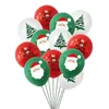 12 inch Kerstman Kerstboom Latex Ballon Lucht Ballons Vrolijk Kerstfeest Ballonnen Kinderen Verjaardagsfeestje Decoratie Benodigdheden WLY BH4512