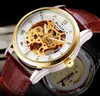 WLISTH Herren-Armbanduhr in limitierter Auflage, vollautomatische mechanische Uhr, hohl, retro, leuchtend, wasserdicht