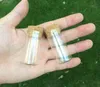 10ml Small Test Tube with Cork Stopper Glass Spice Bottles Container Jars 24*40mm DIY Craft Transparent Straight Glasss