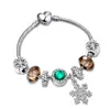 925 Sterling Silver Rose Reflection Charm Reflection Crown Clip Eternal Charm för New Style Armband Set259d
