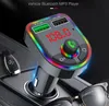 C12 C13 F5 F6 Car Bluetooth 50 FM Transmitter Wireless Hands o Receiver MP3 Player RGB light USB Typec Charger2671858