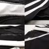 Plus Größe Casual Frauen Trainingsanzug Zwei Stücke Set Cardigan Joggen Femme Seite Weiße Jacken + Hosen Reißverschluss Sportbekleidung Herbst Winter 201106