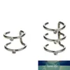 Stainless Steel Double and Triple Hoop Ear Tragus Cartilage Clip on Earring Jewelry