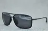 Nowe Mężczyźni Kobiety M437 Okulary wysokiej jakości Spolaryzowany Lensless Obiektyw Sportowy Rower Jazdy Plaża Outdoor Riding Buffalo Horn UV400 Sunglass Z Case