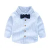 Frühling Kleidung Set Für Baby Jungen Mit Schleife Gentleman Sommer Anzug Mit Bögen Kleinkind Kind Body Sets Säuglings Kleidung