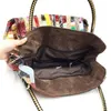 Schultertasche aus Leder mit Farbstreifen, Damen-Umhängetasche, schwarze Damentasche aus Rindsleder mit Schlangenmaserung, Handtasche mit großem Fassungsvermögen
