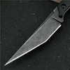Outdoor Survival Taktisches gerades Messer 440c Stein Wäscheklinge Full Tang G10 Griff Feste Klingen Messer mit Kydex