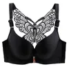 Sexy Seamless Front Closure Bra Big Size Butterfly Adjustable Push Up Bra Plus Size Bra for Women Large Size C D Cup Brassiere LJ200822