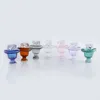 Smoking 25mmOD Cyclone Glass UFO Spinning Carb Cap Accessories Carb Caps For Quartz Banger Nails Glass Water Bongs Dab Oil Rig