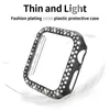 couverture de montre en diamant double couverture de luxe Crystal PC pour Apple Series SE 6 5 4 3 44 mm 40mm 42 mm 38 mm Case7062849