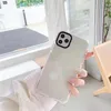 Étuis de téléphone portable bicolores à armure toile pour iPhone 13 12 11 Pro Max Xs XR Clear Soft TPU Dual Color Hybrid Cover