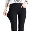 CHSDCSI Elastic High Waist Jeans Woman Pencil Pants Pockets skinny women jeans mujer Jean Plus Size Trousers Hot Candy Colors LJ200819