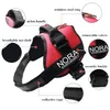 Hund Harness No Pull Reflective Justerbar Personlig husdjurssele för hundväst Anpassad ID -taggar Patch utomhus Walking Dog Supplie Q8401186