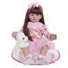 60 cm Tissu Corps Vinyle Reborn Baby Doll Jouets pour fille exquise princesse poupée bébé jouet pour enfant cadeau d'anniversaire jouer maison jouet LJ201031