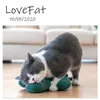 Komik Kaktüs İnteraktif Peluş Kedi Oyuncak Dişler Taşlama Catnip Oyuncaklar Yavru Oynama Yastık Pençeleri Başparmak Isırık Kedi Nane Cats Sıcak 201217