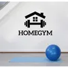 Hem gym väggdekoration dekoration fitness motivation sport rum dekor klistermärken sovrum konst dekal väggmålningar avtagbara tapeter z831 209433322