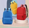 60pcs Kids Oxford Plain Large Capacity Waterproof School bag for 2-5years baby Size 27*12*40cm