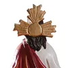 statue artigianato 13 cm in resina cattolica sacro religioso cattolico cuore di Gesù statue artigianato forniture belle e di alta qualità2655