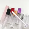 10st/Lot Square Clear Plastic Lipstick Tou