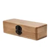 Natural Handmade Wooden Stash Rolling Case Handroller Box Wood Tobacco Cigarette Herb Roll Storage Box Cigar Lighter Smoking Tool DHL Free