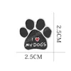 I Love My Dogs Paw Broche Gered Puppy Pet Cartoon Animal Emaille Pins Rugzak Jassen Metalen revers Pin Leuke Sieraden Gift