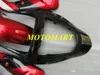 Kit carenatura per stampaggio ad iniezione per KAWASAKI NINJA ZX 6R 600CC 03 04 ZX6R 636 2003 2004 Set carenature nero rosso ABS ZX46