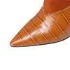 Vendita calda MORAZORA 2020 Nuovo arrivo moda stivaletti di alta qualità 3 colori scarpe da donna autunno inverno donna stivali nero arancione