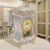 Desk Alarm Clock Vintage Clock Classical Royalty Sitting Room TV Cabinet Desk Imperial Furnishing Creative Sit Pendulum Clock Y200164J