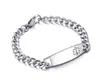 Free Engraving-Customized Stainless Steel Medical Alert ID Bracelet 8.5\