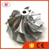 GT15-25 49.62/61.98mm 6+6 blades Forward Turbo Billet compressor wheel/Aluminum 2618/Milling wheel for Turbocharger Cartridge/CHRA/Core