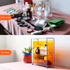 Acrylic desktop cosmetic storage box dressing table drawer type multi-layer shelf dustproof243l