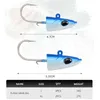 Bluks Flash Sand Eel 14g / 27g Soft Fishing Lure Tail Jig Head Hook Minnow Sztuczne przynęty Saltwater Sea Bass Swimbet Tackle Gear 220110