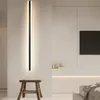 Akrilik Led Yaratıcı Hat Uzun Alüminyum Duvar Lambası İskandinav Koridor Oturma Odası TV Arka Plan Yatak Odası Başucu Lambaları