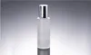 2018 Neue 100-teilige 100-ml-Glasemulsionsflasche in leuchtendem Silber für Kosmetikverpackungen
