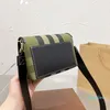 2022 Flip Mailbag Tasche Einzelnen Schulter Taschen Messenger Handtaschen Frauen Streifen Umhängetasche Handtasche Mode Klappe Leinwand