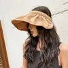 Designer Sun Hat Summer Multifunction Women Hair Hoop CPS PONYALT UV SKYDD Bred BRIM FOMBABLE vuxna damer Femme Beach 2020278w