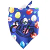 Páscoa cão bandana triângulo bibs com ovos de páscoa e estrela de coelho impressão kerchief easter cão traje acessórios decoração hha3529