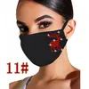 Fast Delivery Máscara Masque Christmas Women Face Masks Reusable Outdoor Drill Breathable Fashion Cotton Windproof Mask Headband FY9276