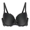 7610 Plus Size BH 30 32 34 36 38 40 42 44 46 D / DD / DDD / E / F / FF / G CUP BEUWWUUR PUSH UP Sexy Kant BH Voor Dames Brassiere LJ200821