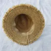 Coloerfull tassel fita decorar palha sombreamento sol senhora moda praia jazz verão chapéu para mulher y200714