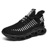 男性のための非ブランドランニングシューズブラックホワイトグリーンテラコッタ戦士快適なメッシュフィットネス屋外ジョギング靴39-46