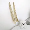 7 pièces décoration de Noël feuilles de poudre d'or fleurs artificielles pour cadeaux d'arbre de Noël accessoires de produits de bricolage Y201020