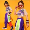 Scene Wear Children Ballroom Jazz Dance Costumes Hip-Hop Style Students Teams Modern Girls Party Concert Outfits1240w