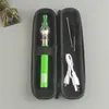 Kit de stylos à dôme Dab avec batterie Micro USB UGO V II, avec globe de cire Ego, vaporisateur, bobines de stylo vape, Mini étui à fermeture éclair