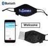 Maschera luminosa a LED Maschera luminosa programmabile Bluetooth con filtro PM2 5 APP per telefono cellulare Modifica modello Regalo di Natale228q