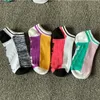 DHL med taggar rosa svarta strumpor vuxna bomull kort ankel strumpor sport basket fotboll tonåringar cheerleader new sytall girls women sock med taggar gc1124