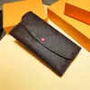 2020 Wholesale credit card wallet long purse lady multicolor Coin Purse seat LADY CLASSIC zipper pocket clutch