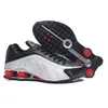 Shox R4 최고 품질의 실행 신발 금속 색상 R4 Mens Chaussures Oz Nz 스포츠 스니커즈 블랙 화이트 증가 쿠션 Zapatillas 40-46