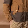 Jackets de colorir de retalhos com capuz Men vintage 100% algodão.